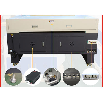 Coupeuse laser à refroidissement par eau 1390 Machine de découpe laser de vêtements pour cuir et acrylique
