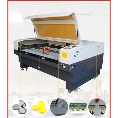 Coupeuse laser à refroidissement par eau 1390 Machine de découpe laser de vêtements pour cuir et acrylique