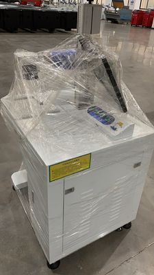 Machine de marquage à fibre laser portable à refroidissement par air pour marquage d'images métalliques