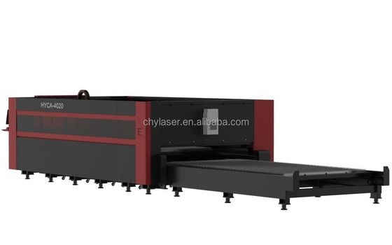 Machine de découpe laser à fibre de table d'échange 6000W 8KW 20KW pour la découpe de métaux de précision